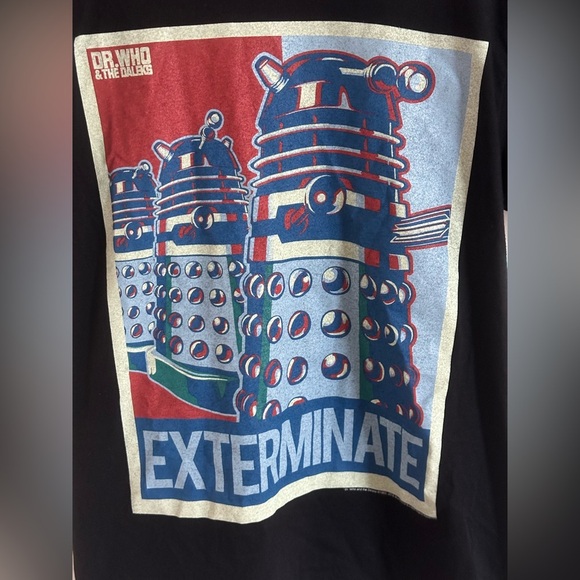 Dalek Graphic T-Shirt- Size Medium - Picture 3 of 5